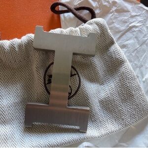 Silver Metal Letter Accent